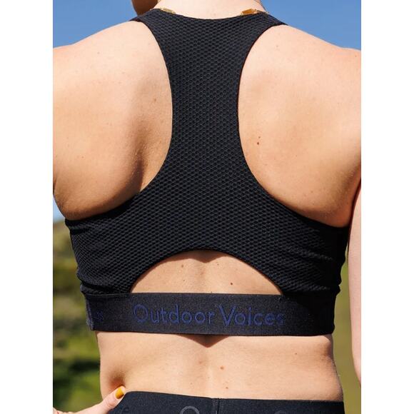 OUTDOOR VOICES Women's Doing Things Bra XXS Saddle Brown Red Racerback NWT - Picture 3 of 9